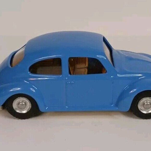 Kovap Volkswagon Beetle Wind-Up Diecast (Tested) VW Blue Vintage Czech - Picture 4 of 14
